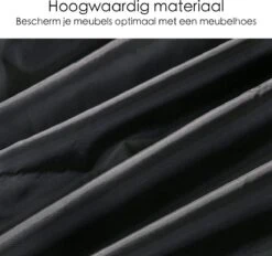 Merkloos Beschermhoes Voor Tuinmeubelen - 250x250x90cm - Zwart -Tuingereedschap Serie Winkel 1200x1129 3