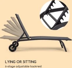Blumfeldt Limala Tuinstoel - Ligstoel - Relaxstoel - Rugleuning In 6 Standen Verstelbaar - 2 Vielen - Draagkracht: Max. 150 Kg 11 Blumfeldt Limala Tuinstoel - Ligstoel - Relaxstoel - Rugleuning In 6 Standen Verstelbaar - 2 Vielen - Draagkracht: Max. 150 Kg -Tuingereedschap Serie Winkel 1200x1129 4