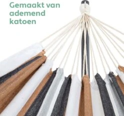 Vita5 Hangmat Met Standaard – 2 Persoons – Incl. Bekerhouder – 205kg Draaggewicht – Blauw/Wit/Bruin -Tuingereedschap Serie Winkel 1200x1129 6