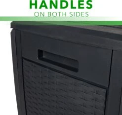 Opbergbox 310L UV-Bestendig Weerbestendig Wielen Tuinbox Rotan-look Antraciet 26 Opbergbox 310L UV-Bestendig Weerbestendig Wielen Tuinbox Rotan-look Antraciet -Tuingereedschap Serie Winkel 1200x1131 6