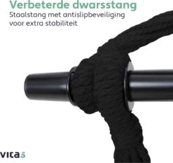 Vita5 XXL Hangstoel | Binnen&Buiten Hangnest | Incl. 2 Kussens En Boekenvak | Volwassenen&Kinderen | Hangmatstoel Tot 225kg | Grijs -Tuingereedschap Serie Winkel 1200x1133 2