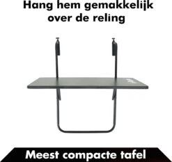 Balkontafel Inklapbaar – Zwart – 60 X 60 X 70 Cm – Hout Balkontafeltje Hangend Balkonbar Balkontafels Opklapbaar Hangtafel Balcony Table – Ophangbaar Voor Aan Het Balkon – Vouwtafel Wandtafel Inklapbare Tafel – Bijzettafel – Buiten Tafeltje Klaptafel -Tuingereedschap Serie Winkel 1200x1133 4