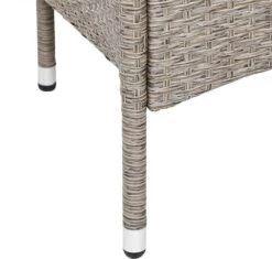 Casaria Tuinbank Polyrattan - 2-Zits Incl.Tafel - Weerbestendig Beige -Tuingereedschap Serie Winkel 1200x1141 5