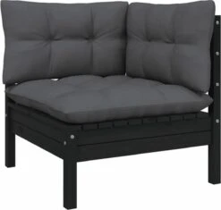 VidaXL 3-delige Loungeset Met Kussens Massief Grenenhout Zwart 22 VidaXL 3-delige Loungeset Met Kussens Massief Grenenhout Zwart -Tuingereedschap Serie Winkel 1200x1143 2