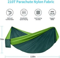 Fuegobird Hangmat Dubbele En Enkele Draagbare Hangmat Met Boomtouwen, Lichtgewicht Nylon Parachute-hangmatten Camping -Tuingereedschap Serie Winkel 1200x1146 13