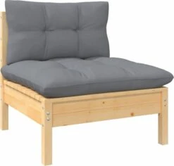 VidaXL 3-delige Loungeset Met Grijze Kussens Massief Grenenhout -Tuingereedschap Serie Winkel 1200x1148 5