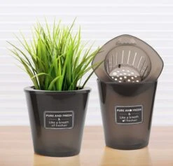 Merkloos Kruidenpot Waterreservoir Verse Kruiden Plantenpot Met Watergeefsysteem Voor Vensterbank Keuken Kruidentuin Binnen Set Van 10 Stuks Zwart -Tuingereedschap Serie Winkel 1200x1152 15