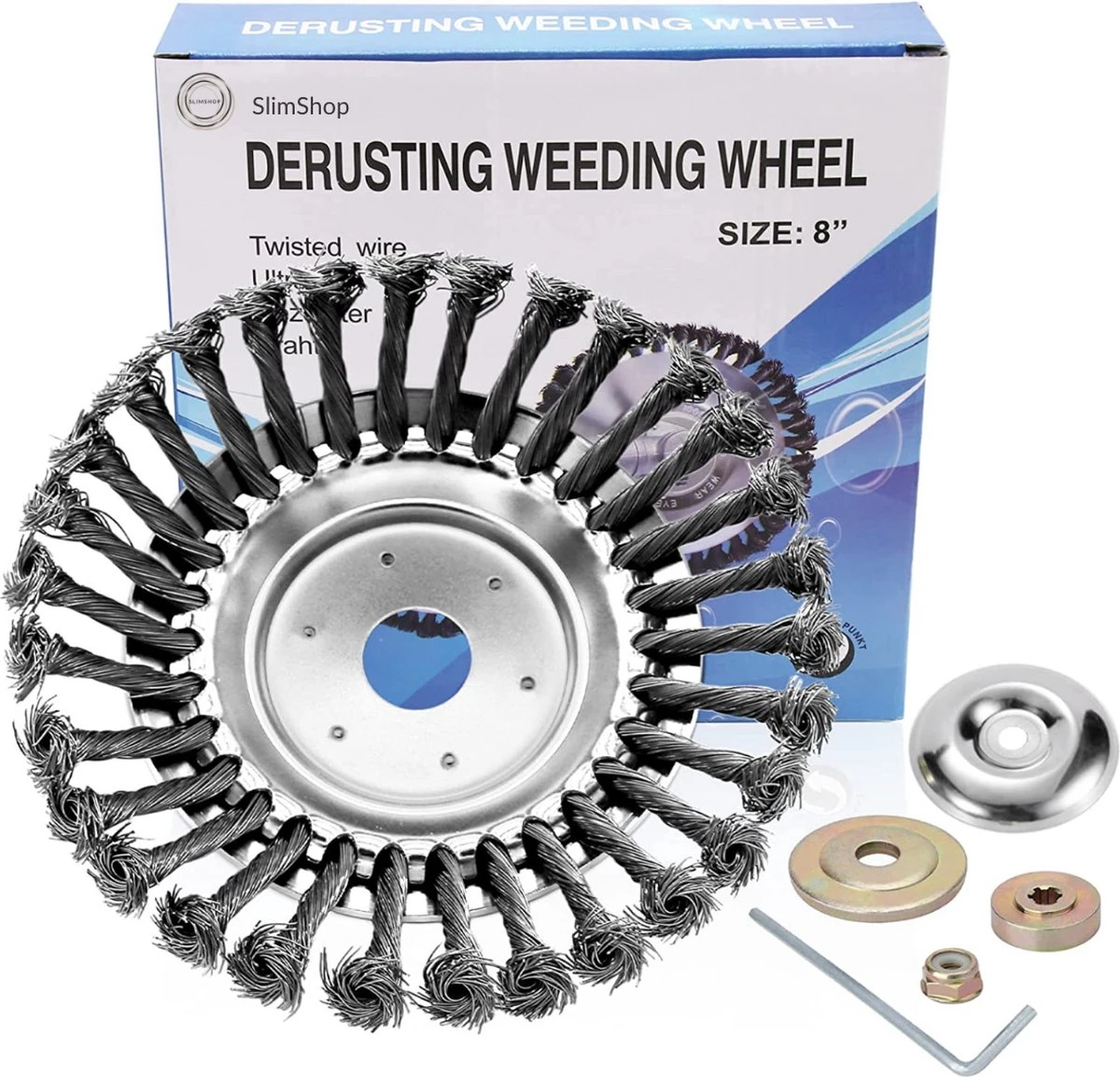 Merkloos SlimShop Onkruidborstel - Bosmaaier Grastrimmer - Onkruid - Onkruidkrabber - Voegenborstel - Onkruidverwijderaar - Max 10.000 Toerental P/m - 20CM 12 Merkloos SlimShop Onkruidborstel - Bosmaaier Grastrimmer - Onkruid - Onkruidkrabber - Voegenborstel - Onkruidverwijderaar - Max 10.000 Toerental P/m - 20CM - Afbeelding 10