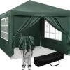 Waterdichte Partytent 3x3 Meter Opvouwbaar Met Zijwanden- Paviljoen Met Zijpanelen - Easy Up - Pop-up Tent Met Haringen, Touw En Anti Slip Poten -Tuingereedschap Serie Winkel 1200x1157 3