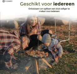 Flowkey® Houtklover XL - Houtsplijter Bijl - Houtkliever Kloofwig Gietijzer - Voor Hout & Aanmaakhout - Inclusief Gratis Bevestigingsset -Tuingereedschap Serie Winkel 1200x1158 3