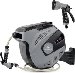 CoolHome - Wandslangenbox 20 Meter + 2 Meter - Tuinslang Met Haspel- Slangenhouder 180° Draaibaar - Tuinslanghaspel Zwart - Grijs 18 CoolHome - Wandslangenbox 20 Meter + 2 Meter - Tuinslang Met Haspel- Slangenhouder 180° Draaibaar - Tuinslanghaspel Zwart - Grijs -Tuingereedschap Serie Winkel 1200x1158 8