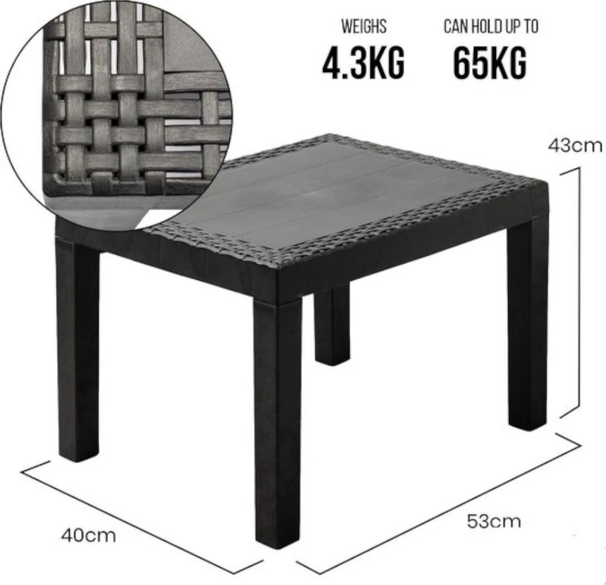 Pro Garden - Tuinset 5-delig Met Kussens 6 Pro Garden - Tuinset 5-delig Met Kussens - Afbeelding 4