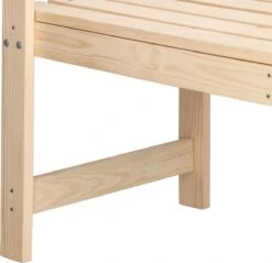 Merkloos Springos Tuinbank | Tuinbankje | Zitbank Buiten | Naaldhout | 119 X 78 X 45 Cm | Licht -Tuingereedschap Serie Winkel 1200x1162 5