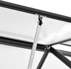 VidaXL Broeikas 3,61 M² Aluminium Antraciet -Tuingereedschap Serie Winkel 1200x1164 9