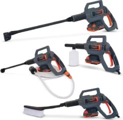 FUXTEC Hogedrukreiniger Accu 20V - Set Met Batterij (2Ah) En Lader (1A) & Accessoires -Tuingereedschap Serie Winkel 1200x1165 5