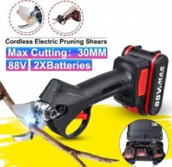 Accu Snoeischaar-88 VOLT-9000 MAh-COMPLETE SET-Professioneel-Hovenier-Tuinman -Tuingereedschap Serie Winkel 1200x1168