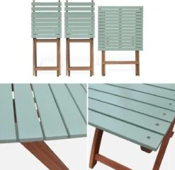 Alice's Garden Bistroset Barcelona - 2 Zitplaatsen - Acacia - Groengrijs -Tuingereedschap Serie Winkel 1200x1172 4