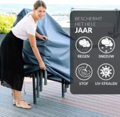 Chefarone Beschermhoes Tuinstoelen - Tuinstoelen Hoes - Tuinmeubelen - Weerbestendig - UV-bescherming - Grijs 12 Chefarone Beschermhoes Tuinstoelen - Tuinstoelen Hoes - Tuinmeubelen - Weerbestendig - UV-bescherming - Grijs -Tuingereedschap Serie Winkel 1200x1173 3