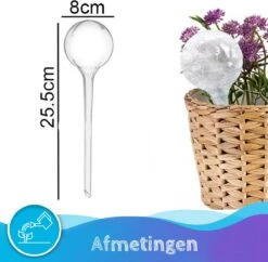 Summer Spark Waterdruppelaar Voor Planten 6 Stuks Transparant – 27 CM X 8 CM – 250 ML – Automatisch Watergeefsysteem Voor Kamerplanten – Planten Watergever Met Druppelsysteem – Waterbol -Tuingereedschap Serie Winkel 1200x1175 11