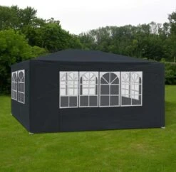 MaxxGarden Partytent - Paviljoen - 3x4m - Incl. Zijwanden - Waterdicht - Antraciet -Tuingereedschap Serie Winkel 1200x1175 9