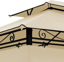 El Jardin - Partytent - 4x3 - Waterdicht Dak - Wanden - Beige Paviljoen 11 El Jardin - Partytent - 4x3 - Waterdicht Dak - Wanden - Beige Paviljoen -Tuingereedschap Serie Winkel 1200x1176 10