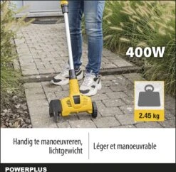 Powerplus POWXG6650 Onkruidkrabber - 110mm - 400w - Molecule -Tuingereedschap Serie Winkel 1200x1177 10