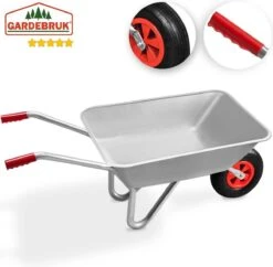Gardebruk Kruiwagen 80 Liter – Belastbaarheid 100 Kg - Zilver -Tuingereedschap Serie Winkel 1200x1177