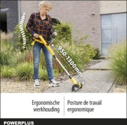 Powerplus POWXG6650 Onkruidkrabber - 110mm - 400w - Molecule -Tuingereedschap Serie Winkel 1200x1179 17