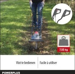 Powerplus POWEG7010 Tuinfrees - 1050W - Werkbreedte 320mm - Werkdiepte Max. 220mm - Incl. 4 Messen -Tuingereedschap Serie Winkel 1200x1180 1