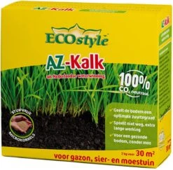 ECOstyle AZ Kalk Micro Korrel – Voor Gazon, Sier- En Moestuin - Corrigeert Zuurgraad Direct En Langdurig - Werkt Tegen Mos - CO2-Neutraal – 70 M² - 5 KG -Tuingereedschap Serie Winkel 1200x1181 14