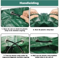 Tuin Afvalzakken - 2 Stuks - Opvouwbare Afvalzak - Tuin Afvalzak - Bladzakken - Waterstotend Tuinafvalzak - 270L -Tuingereedschap Serie Winkel 1200x1186