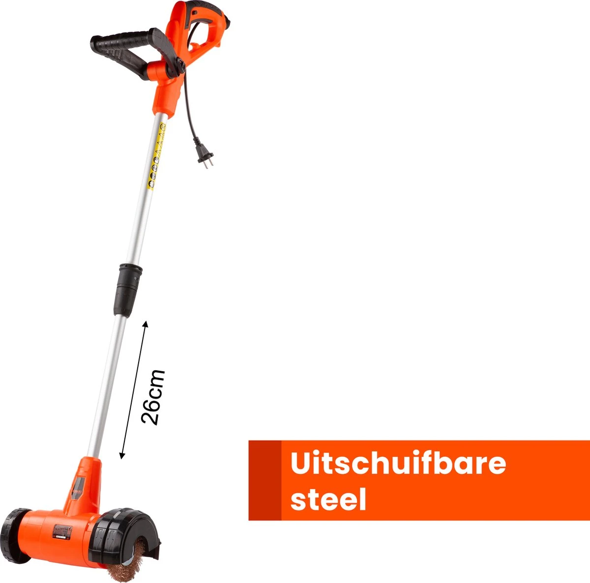 Elektrische Onkruidborstel 400W - Inclusief 4 Borstels - 11cm Diameter - Voegenreiniger - Stalen En Nylon Borstel - Voegenborstel - Onkruidverwijderaar - Set Van 4 Borstels - Onkruidverdelger - Voegborstel 7 Elektrische Onkruidborstel 400W - Inclusief 4 Borstels - 11cm Diameter - Voegenreiniger - Stalen En Nylon Borstel - Voegenborstel - Onkruidverwijderaar - Set Van 4 Borstels - Onkruidverdelger - Voegborstel - Afbeelding 5