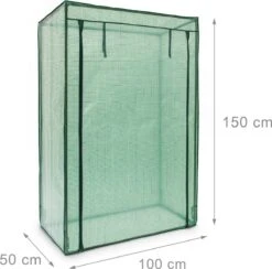 Relaxdays Kweekkas Tomaten - Folie Tuinkas - Tomatenhuis - Foliekas - Broeikas Kunststof - PE -Tuingereedschap Serie Winkel 1200x1187 23