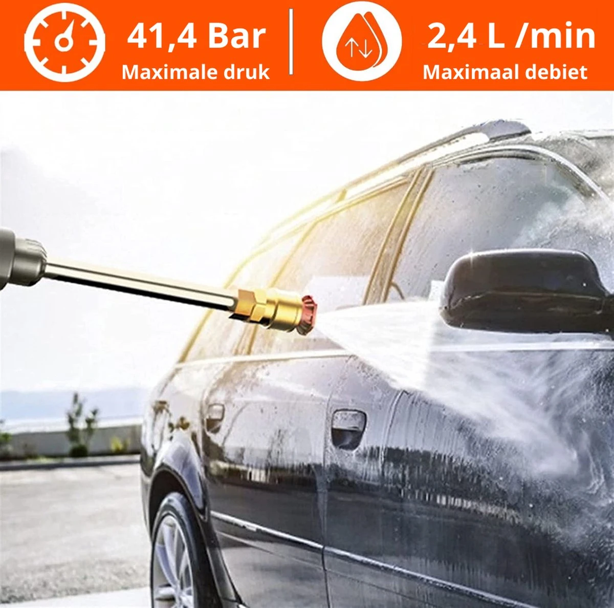 Hogedrukreiniger - Draagbaar - Auto Wasmachine - Hogedrukreiniger 7 Hogedrukreiniger - Draagbaar - Auto Wasmachine - Hogedrukreiniger - Afbeelding 5