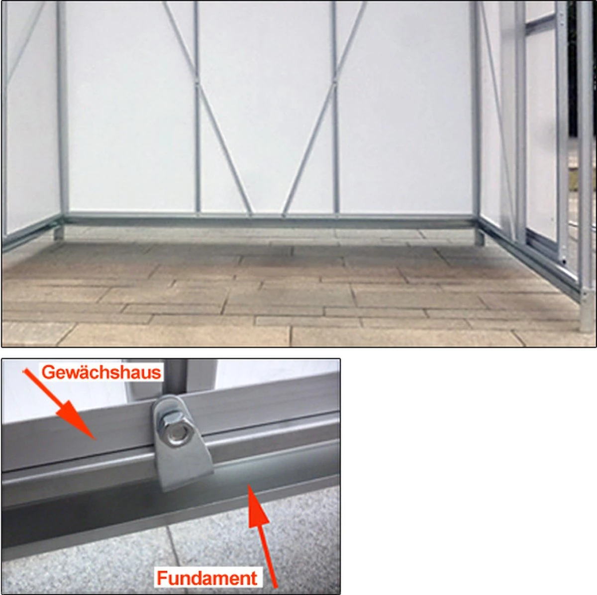 Deuba Broeikas Fundament Verzinkt – 190x122cm - Incl. Montagemateriaal 7 Deuba Broeikas Fundament Verzinkt – 190x122cm - Incl. Montagemateriaal - Afbeelding 5