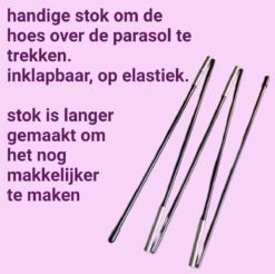 Parasolhoes Voor Zweefparasol–Waterdicht-met Rits En Stok-Superieure Kwaliteit-280cm X 81cm -Tuingereedschap Serie Winkel 1200x1197 17