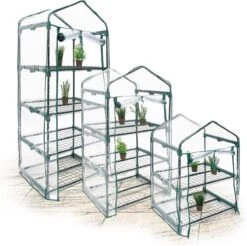 Relaxdays Tuinkas - Foliekas Balkon - Broeikas - Kweekkas - Verkrijgbaar In 3 Afmetingen - 4 -Tuingereedschap Serie Winkel 1200x1197 41