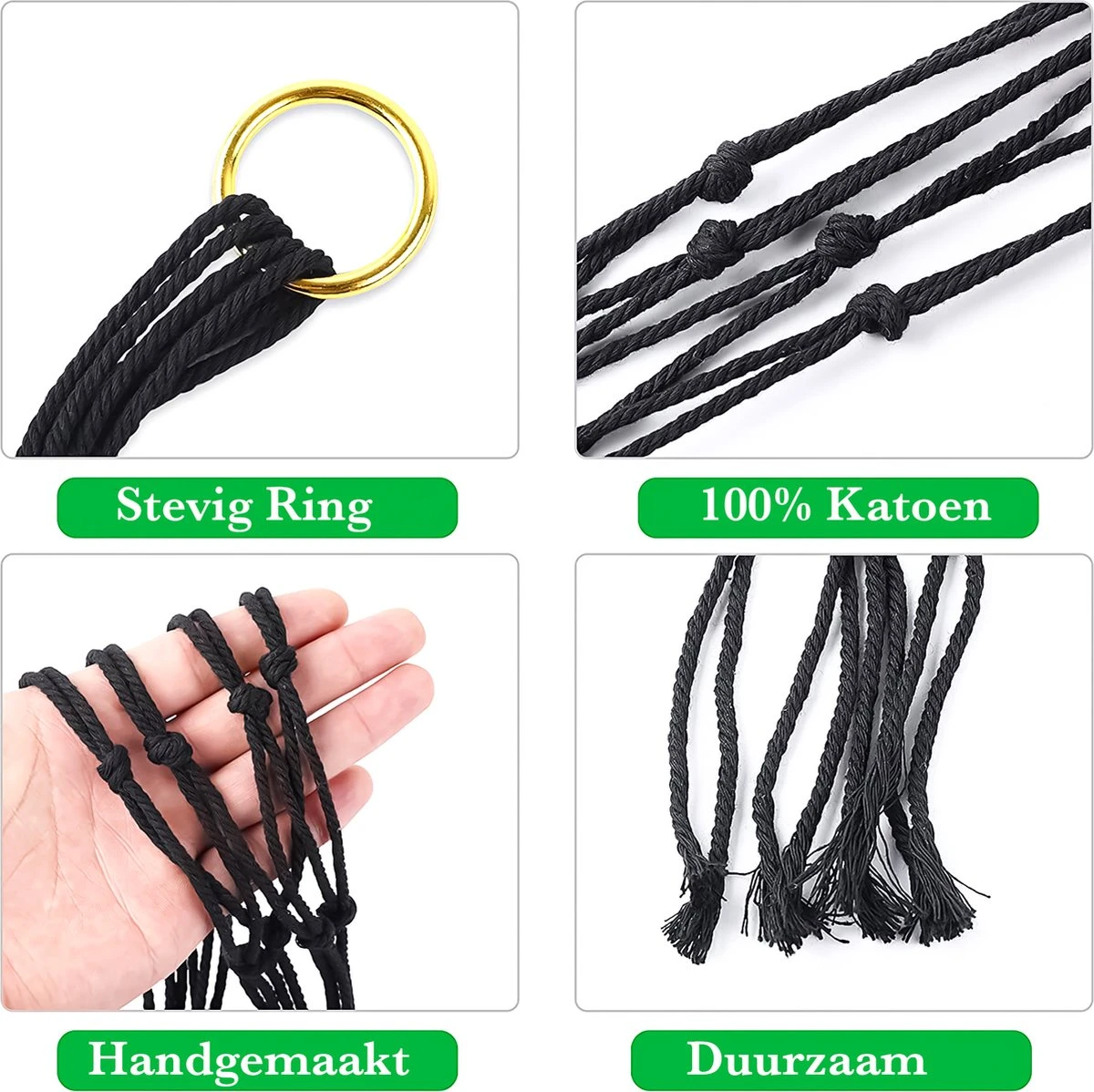 9 Stuks Zwart Macrame Plantenhangers - Boho Handgeweven Katoen Hangpot Voor Binnen/Buiten - Hangende Bloempot Met Kralen - Macramé Touw/Koord Hangplant Houder - Bohemian Wandhanger Decoratie - Plant Hanger - Verticale Tuin Bloempothouder Planthanger 10 9 Stuks Zwart Macrame Plantenhangers - Boho Handgeweven Katoen Hangpot Voor Binnen/Buiten - Hangende Bloempot Met Kralen - Macramé Touw/Koord Hangplant Houder - Bohemian Wandhanger Decoratie - Plant Hanger - Verticale Tuin Bloempothouder Planthanger - Afbeelding 8