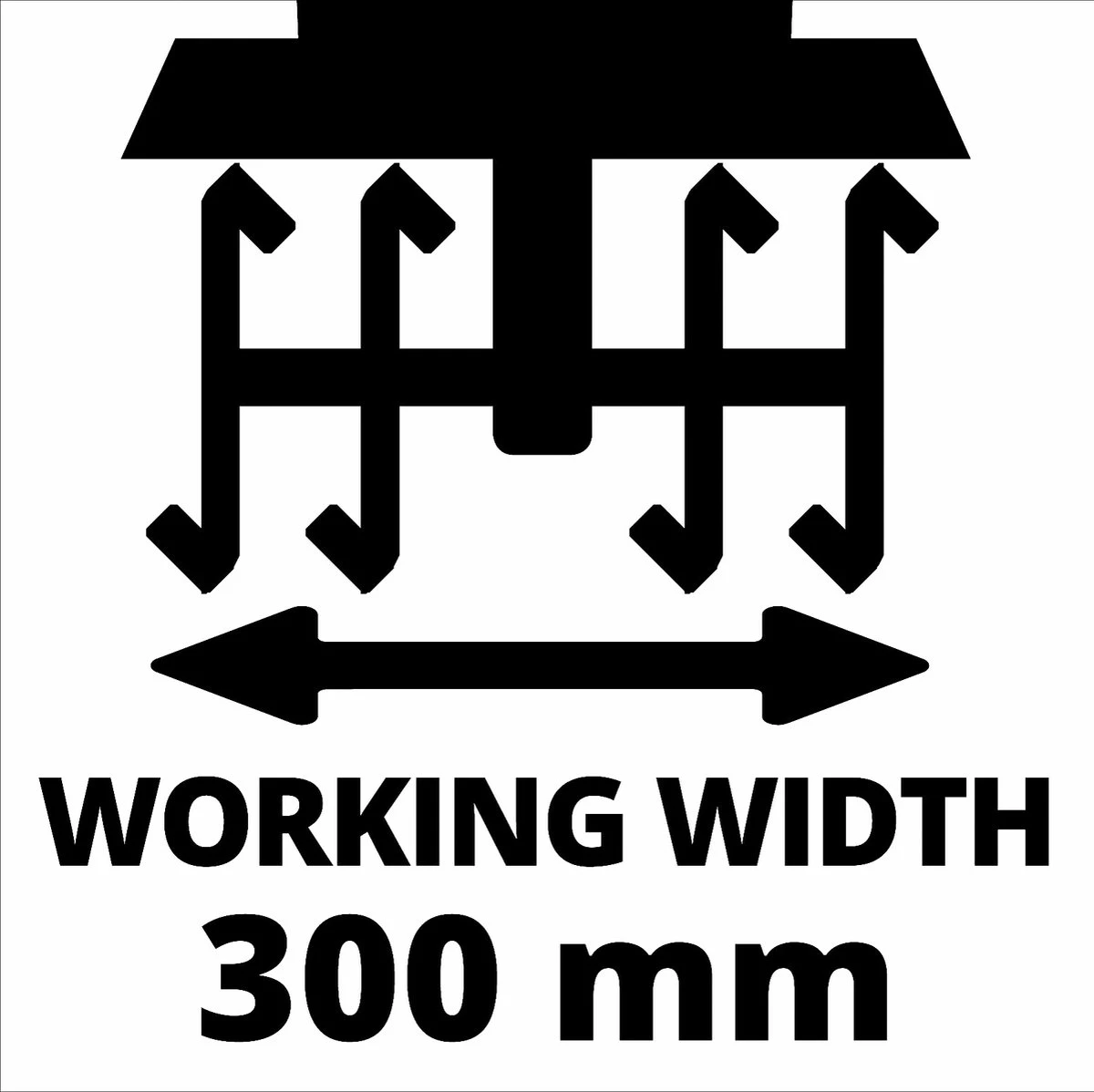 Einhell Accu Grondfrees GE-CR 30 Li-Solo Power X-Change (Li-Ion - 36 V - 30 Cm Werkbreedte - 20 Cm Werkdiepte - Robuuste Hakmessen - 2-punts Veiligheidsschakelaar - Zonder Accu En Lader) 9 Einhell Accu Grondfrees GE-CR 30 Li-Solo Power X-Change (Li-Ion - 36 V - 30 Cm Werkbreedte - 20 Cm Werkdiepte - Robuuste Hakmessen - 2-punts Veiligheidsschakelaar - Zonder Accu En Lader) - Afbeelding 7