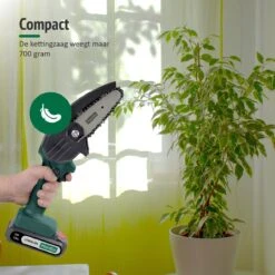 Mardin Mini Kettingzaag - Snoeizaag - Kettingzaag - Kettingzaag Electrisch Met 2 Accu - Inclusief Koffer - 1 Extra Accu - Groen -Tuingereedschap Serie Winkel 1200x1199 15