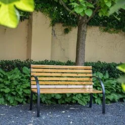 Dutcc 41142 - Tuinbank - Woodstock - 120 Cm – Zwart -Tuingereedschap Serie Winkel 1200x1200 1001