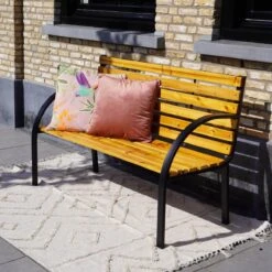 Dutcc 41142 - Tuinbank - Woodstock - 120 Cm – Zwart -Tuingereedschap Serie Winkel 1200x1200 1003