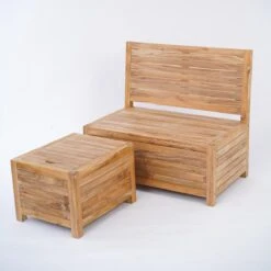 Kleine Teakhouten Tuinbank Met Opbergruimte - 100 X 60 X 90 Cm - Duurzaam Teakhout - Blijft Strak En Mooi - Sterke Constructie Om Lang Mee Te Gaan -Tuingereedschap Serie Winkel 1200x1200 1020