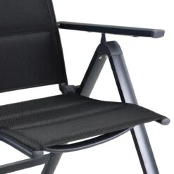 Casaria Tuinstoel Aluminium - 2 Stuks Inklapbaar - Antraciet -Tuingereedschap Serie Winkel 1200x1200 1147