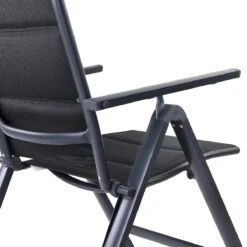 Casaria Tuinstoel Aluminium - 2 Stuks Inklapbaar - Antraciet -Tuingereedschap Serie Winkel 1200x1200 1148