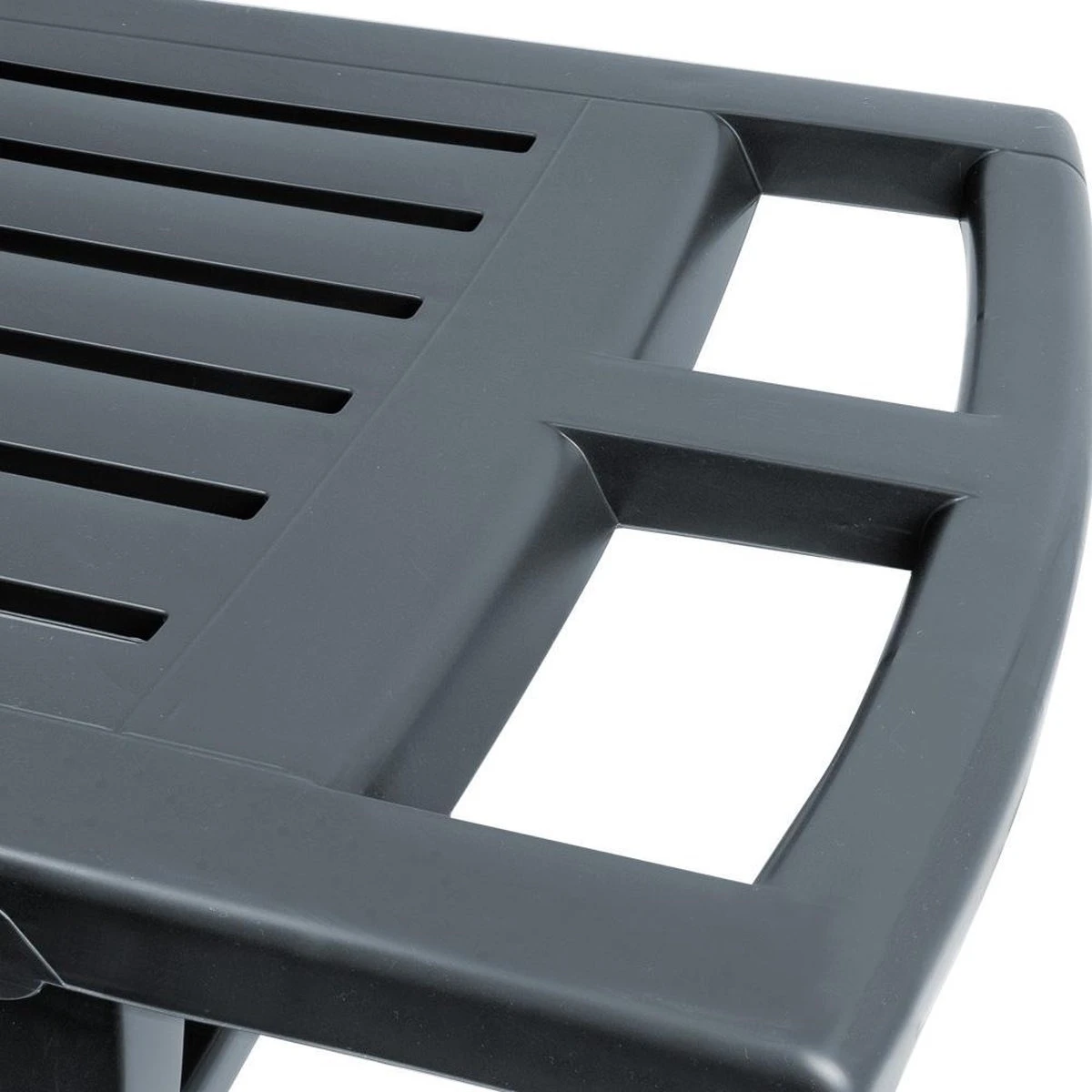 Casaria Ligstoel Zircone – Verstelbaar/Wielen Tot 120 Kg – Antraciet 6 Casaria Ligstoel Zircone – Verstelbaar/Wielen Tot 120 Kg – Antraciet - Afbeelding 4