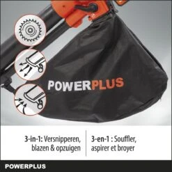 Powerplus Dual Power POWDPG75270 Bladblazer - Bladzuiger En -versnipperaar - Brushless - Blazen - Zuigen - Versnipperen - Excl. Accu En Lader - Incl. Opvangzak 45L 16 Powerplus Dual Power POWDPG75270 Bladblazer - Bladzuiger En -versnipperaar - Brushless - Blazen - Zuigen - Versnipperen - Excl. Accu En Lader - Incl. Opvangzak 45L -Tuingereedschap Serie Winkel 1200x1200 118