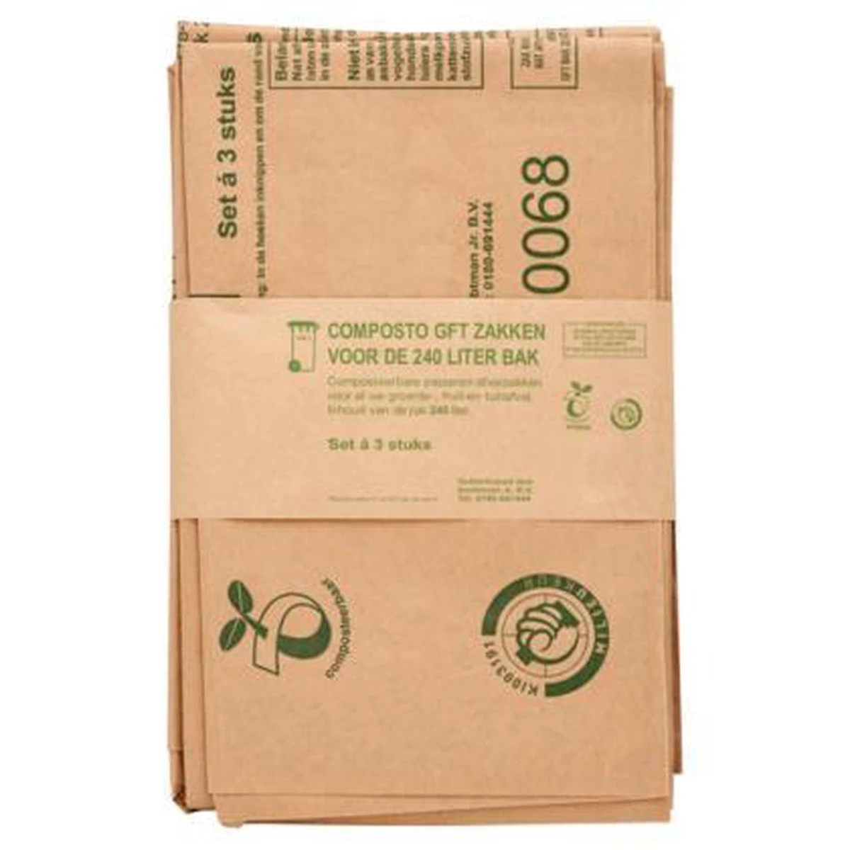 Composto GFT 240L Containerzak Set à 30 Stuks 4 Composto GFT 240L Containerzak Set à 30 Stuks - Afbeelding 2