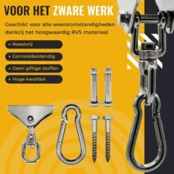 Itstrong® Plafondhaak Ophangsysteem Voor Binnen & Buiten – Ophanghaak Voor Bokszak – Schommel – Schommelstoel – Hangstoel - RVS -Tuingereedschap Serie Winkel 1200x1200 1238