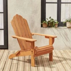 Alice's Garden Relaxstoel Adirondack Salamanca - FSC Eucalyptushout – Naturel -Tuingereedschap Serie Winkel 1200x1200 1269